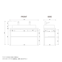 ＼送料無料／[Wash Stand]洗面台 洗面所 ウォッシュスタンド 手洗い タオル収納 化粧用品 片付け-203- 6枚目の画像