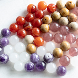 天然石の種類選べます うさぎと天然石の木製　ウサギ　兎　かんざし　黒檀木　簪　ヘアアクセサリー 9枚目の画像