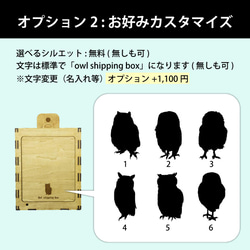 新型 ふくろう用輸送箱（キャリーケース） 「Owl shipping box」Lサイズ　猛禽 6枚目の画像