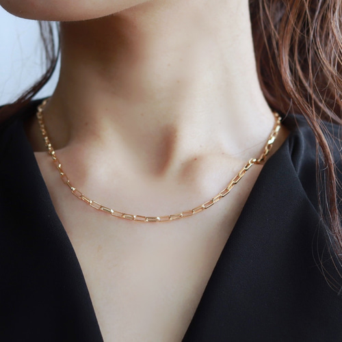 4way 14kgf ボックスチェーンとチャームネックレス ネックレス