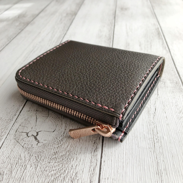 Piecewrks L字ファスナーミニウォレット Piecewrks L字ファスナーミニ