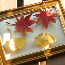 秋色 紅葉 ブローチ 10枚目の画像