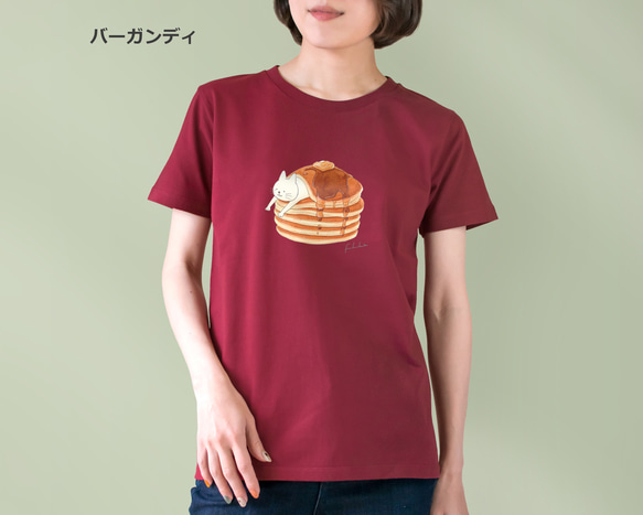選べるパンケーキとネコぱんのTシャツ【受注制作】 10枚目の画像