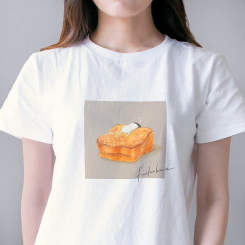 tnewties ノベルティ Tシャツ パンケーキ Sサイズ 桜咲千依さんコラボ第5弾 ちょこにゃんず パンケーキTシャツ[品番