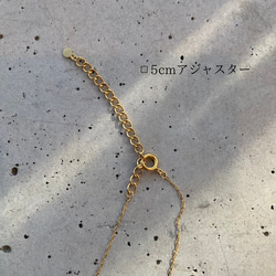【316L】heart chain choker  necklace/35cm/金属アレルギー対応 9枚目の画像