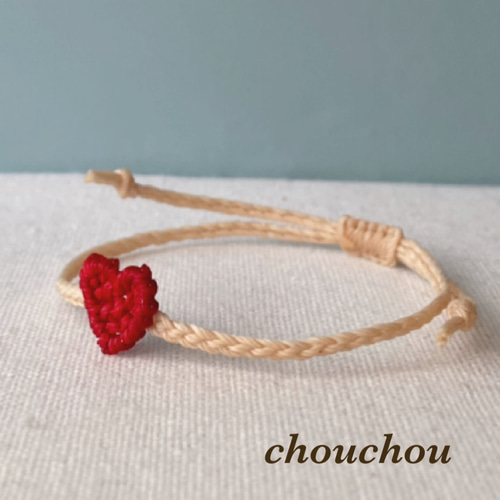 ハートモチーフ ミサンガ アンクレット アンクレット chou chou