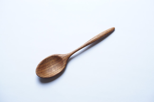 中型木匙（胡桃木）A026-0 第5張的照片