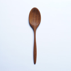 中型木匙（胡桃木）A026-0 第1張的照片