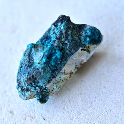 Chrysocolla on Quartz 2019 Newfound Peru 22 克/礦物/水晶寶石 第3張的照片