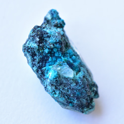 クリソコラ・オン・クォーツ　2019 Newfound　ペルー産　22ｇ/鉱物・結晶原石 8枚目の画像