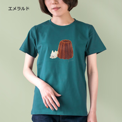 選べるカヌレとネコぱんのTシャツ【受注制作】 8枚目の画像