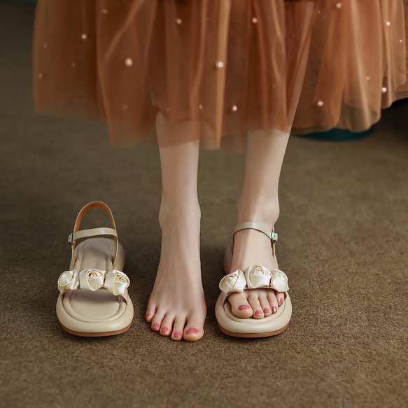 母の日メッシュ パンプス シューズ レディース 靴 おすすめ 靴 かわいい 室内用シューズ スリッポン レディース ロー 12枚目の画像