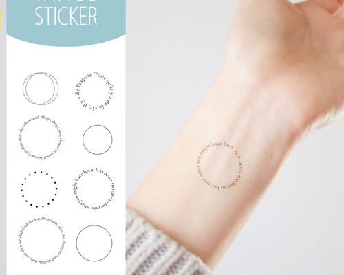 TENBLANK タオル タトゥーシール　リストバンド TENBLANK タオル タトゥーシール リストバンド トテムリング