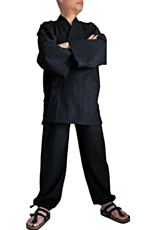 ジョムトン手織り綿の作務衣（DFS-066） or