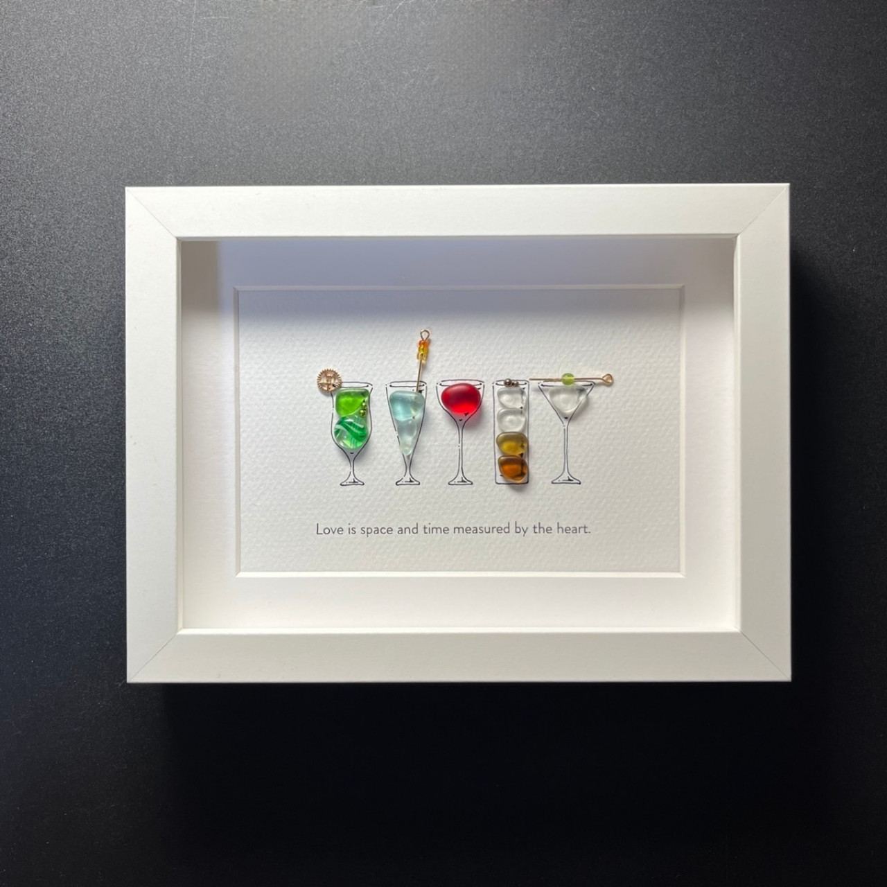 シーグラスアート「カクテル」 その他アート ゆきみ工房 通販 12366518