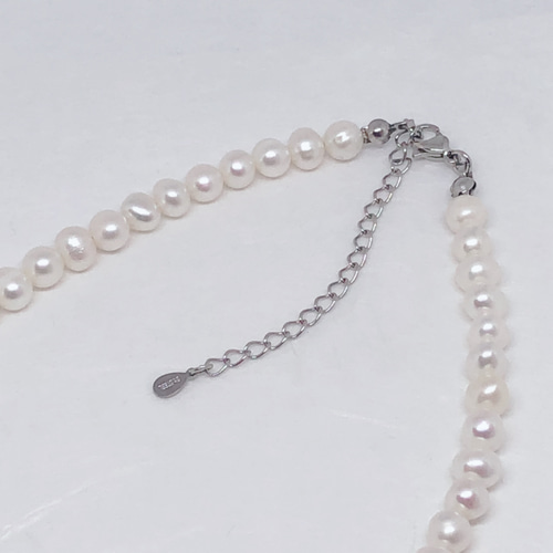 AAA淡水パール4〜5mm ネックレス50cm+アジャスター5cm