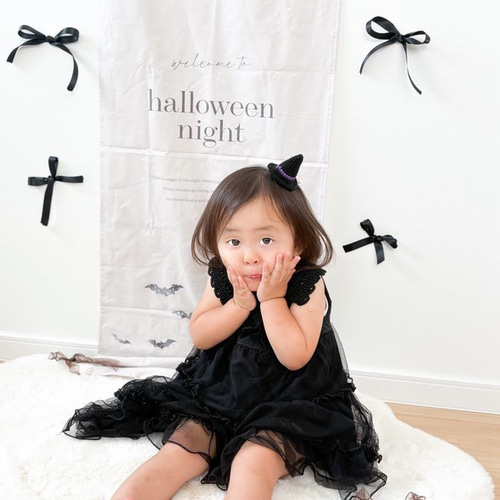 ♡オーダー専用ページ♡ ハロウィン　ベビーヘアクリップ  ベビーヘアゴム ハロウィンベビーヘアクリップ☆魔女帽子 雑貨・その他 rumo