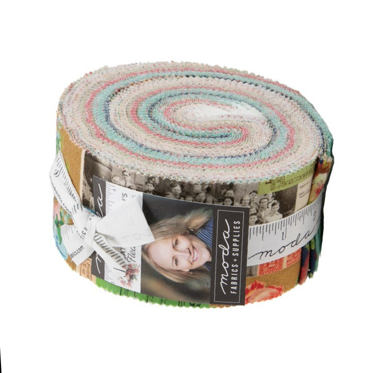 「Flea Market Mix」ジェリーロール カットクロス moda 生地　Cathe Holden