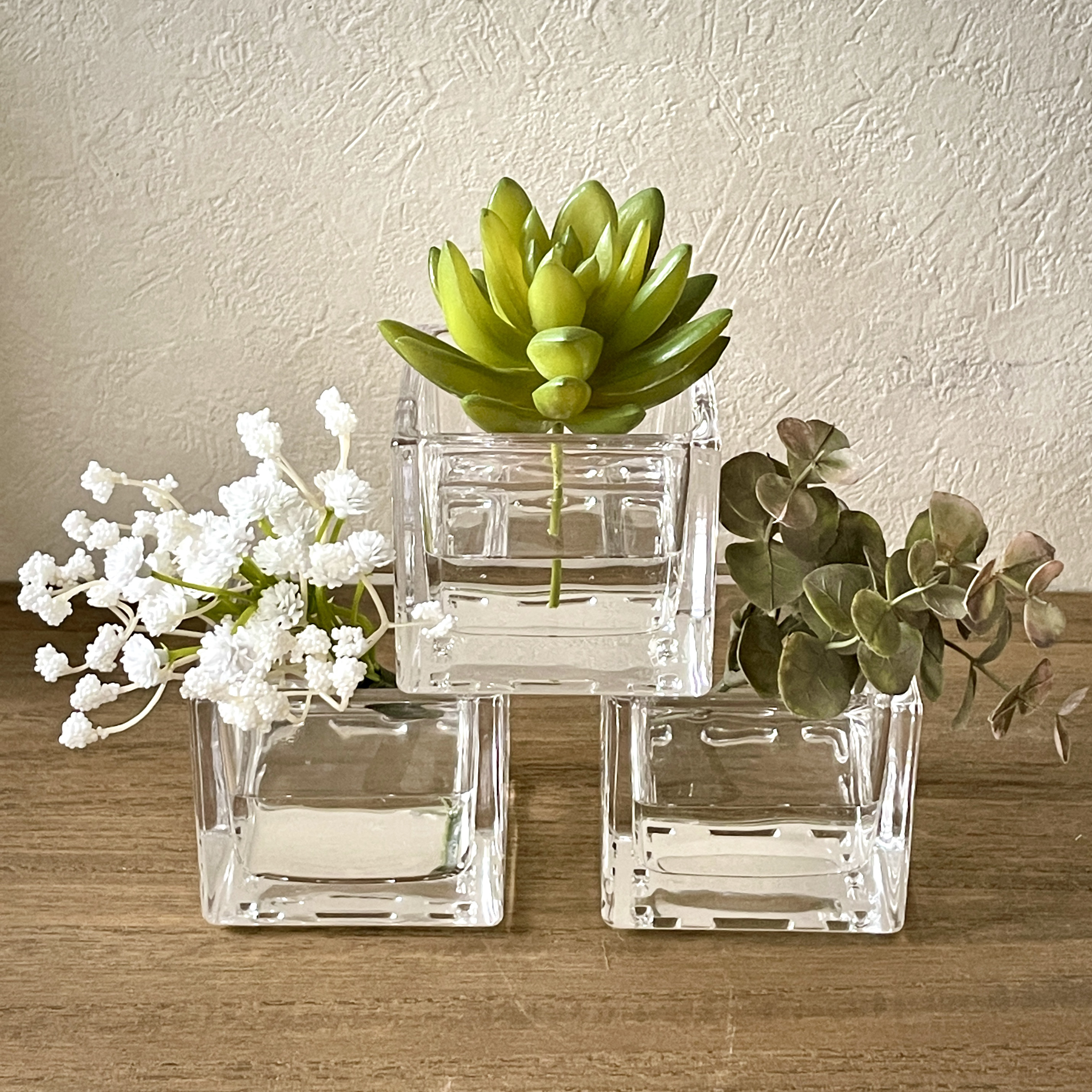 『Creema限定新春福袋2026』ラッピング無料！3点セットB カスミソウ ユーカリ 多肉セダム マジカルウォーター 4,649円