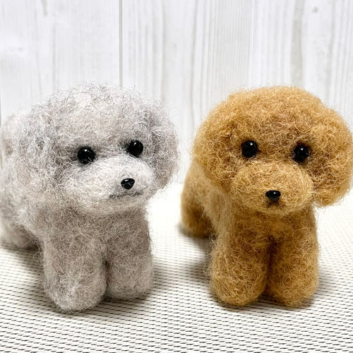 お迎え決まりました] トイプードル♡ミニ❤️ハンドメイド