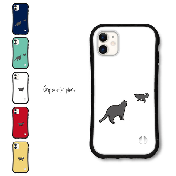猫 スマホケース iPhone15 14 13 pro mini se iface型 カバー アイフォン 送料無料 ネコ 1枚目の画像