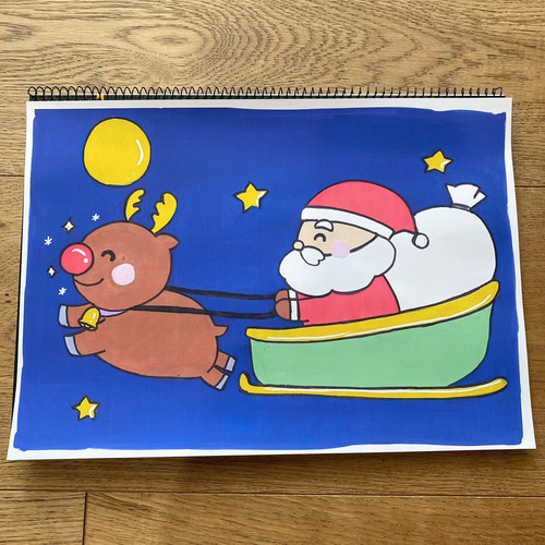 新作 クリスマスソングセット スケッチブックシアター 赤鼻の
