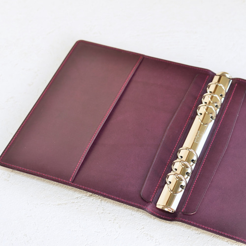 A5サイズシステム手帳（パターンオーダー） イタリアンレザー