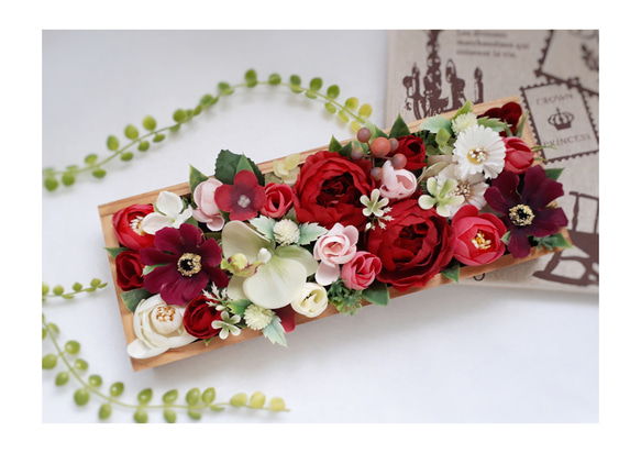 フレンチシックシリーズ❣️新作。野の花アレンジチョコレートコスモスを添えて フレンチシックシリーズ❣️新作。野の花アレンジチョコレート