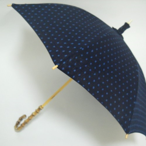 久留米絣 日傘 ハンドメイド 50cm