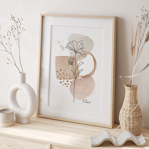 flower /インテリアポスター アートポスターA5 （サイズアップ可