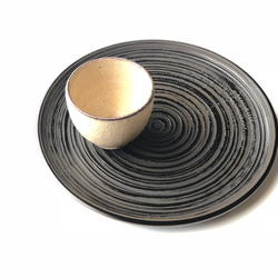 茶菓盆 のみ目象谷塗 30cm【香川漆器/87.5】 大皿 87.5(ハチジュウナナ