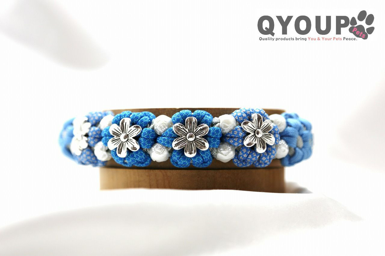 ParaWan combi Fleurs perle ［フルール ペルル］〈Lサイズ：34～37cm〉Blue