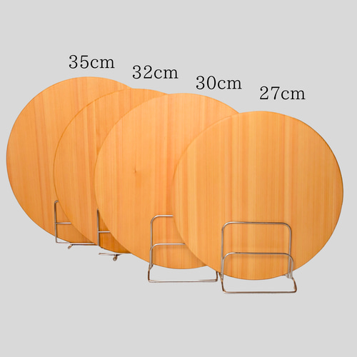 ひのきの丸型まな板 HIMARI -ひまり- 20〜27cmまでサイズオーダー