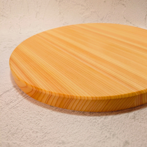 ひのきの丸型まな板 HIMARI -ひまり- 20〜27cmまでサイズオーダー