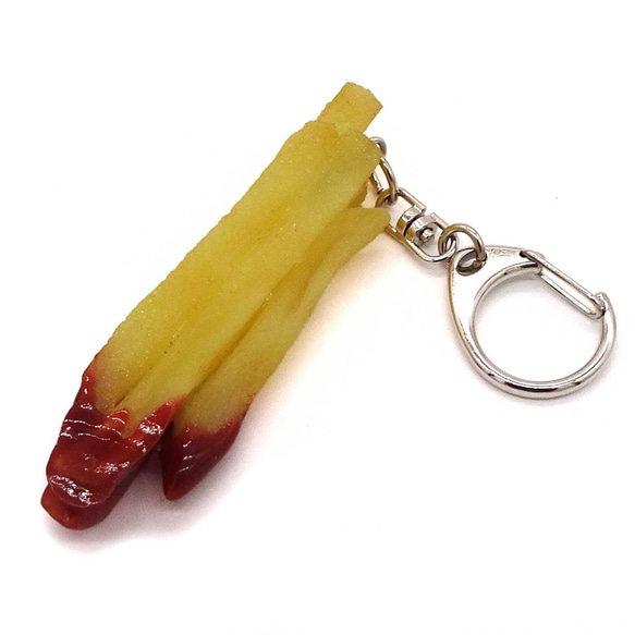 食べちゃいそうな フライドポテト 食品サンプル キーホルダー ストラップ 13枚目の画像