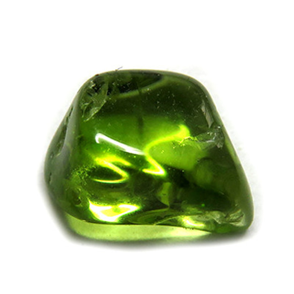 現品限り ペリドット 原石 2.7ct ルース ブラジル産 宝石質 天然石 ８月 誕生石 trr80 2枚目の画像