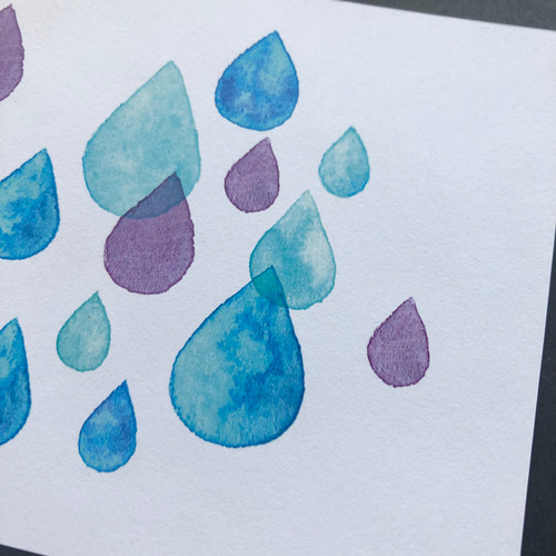 ＊三日月ともこもこ紫陽花＊シーグラスアート 梅雨 三日月ともこもこ紫陽花＊シーグラスアート 梅雨 三日月と