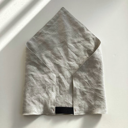 【送料無料】大人用三角巾 ナチュラルリネン 2枚目の画像