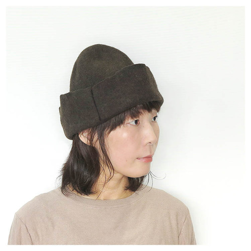 秋冬向け】ウール100％「ブレイバーキャップ」。肉厚フェルトのレトロ