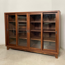 アンティーク調 シューズラック ショーケース カウンター 引出し12杯