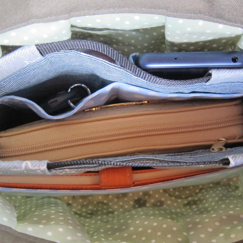 れ*ゃ様 ハンドメイド•グラニーバッグ•バッグインバッグ•２点セット•キューピー れ*ゃ様 ハンドメイド•グラニーバッグ•バッグインバッグ•2点セット