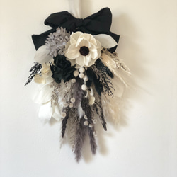 モノトーンアネモネスワッグ スワッグ green green 通販 12398892