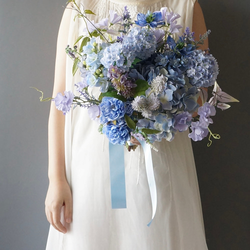 【最終値下げ】アーティフィシャルフラワーブーケ　ウェディングブーケ　造花ブーケ 最終値下げ ウエディングブーケ [値下げしました］ウェディングブーケ