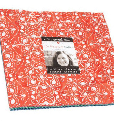 「Calipso Batiks」レイヤーケーキ moda 生地 カットクロス  Kate Spain バティック