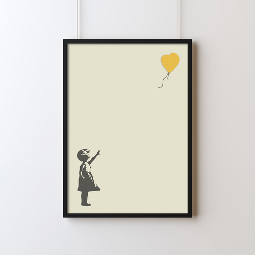 バンクシー アート ポスター】ウォールデコ モダン インテリア雑貨