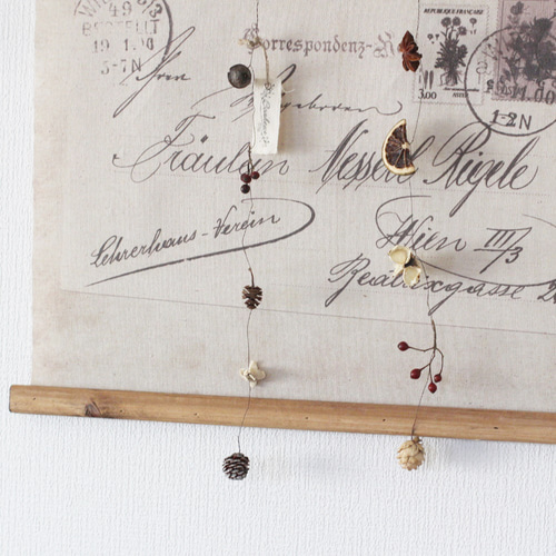 実りの秋 木の実ガーランド ドライフラワー petit chocolat 通販