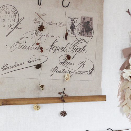 実りの秋 木の実ガーランド ドライフラワー petit chocolat 通販