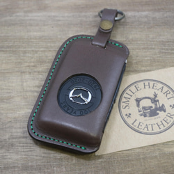 名入れ 無料 スマートキーケース マツダ 本革 CX-8 CX-5 等 100周年