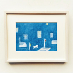 絵画　手作り額縁つき 楽天市場】絵画 現代日本画 花鳥画 秋飾り 秋草 緒方葉水 額入り