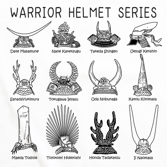 戦国武将兜Tシャツ　メンズタイプ 3枚目の画像